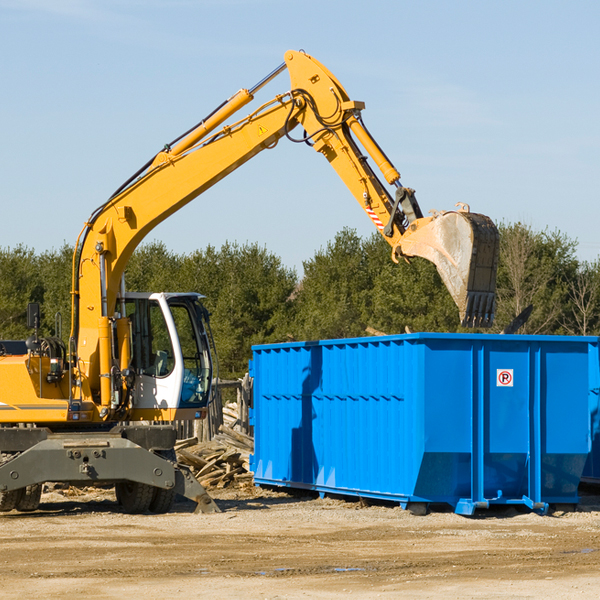 what size residential dumpster rentals are available in Haysville PA